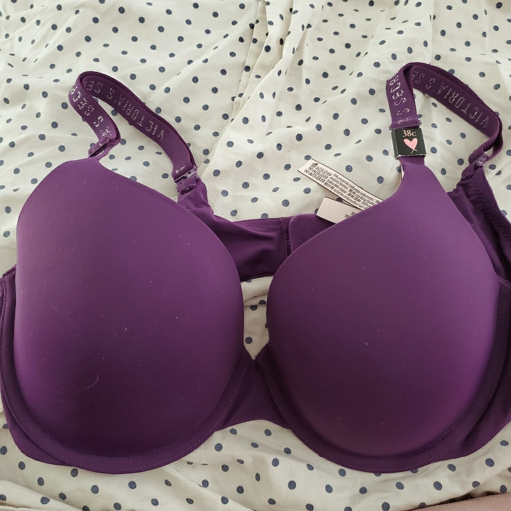 Purple bra